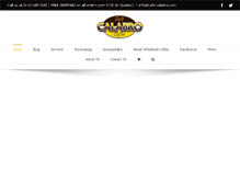 Tablet Screenshot of cafe-calabro.com